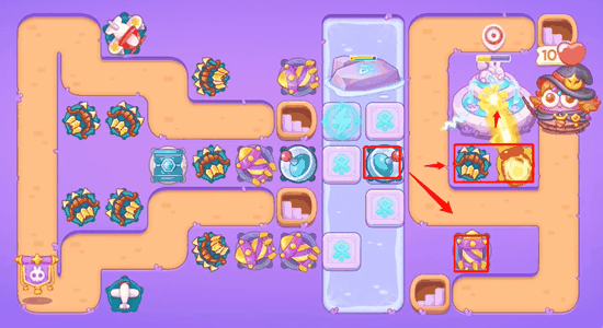 《保卫萝卜4》阿波与魔法宝藏第86关通关攻略插图3 《保卫萝卜4》阿波与魔法宝藏第86关通关攻略