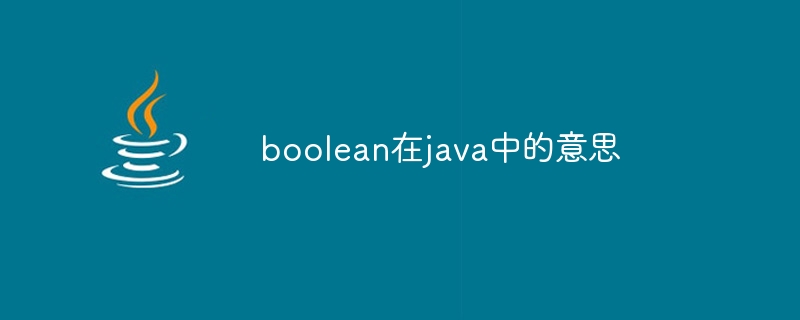 boolean在java中的意思插图 boolean在java中的意思