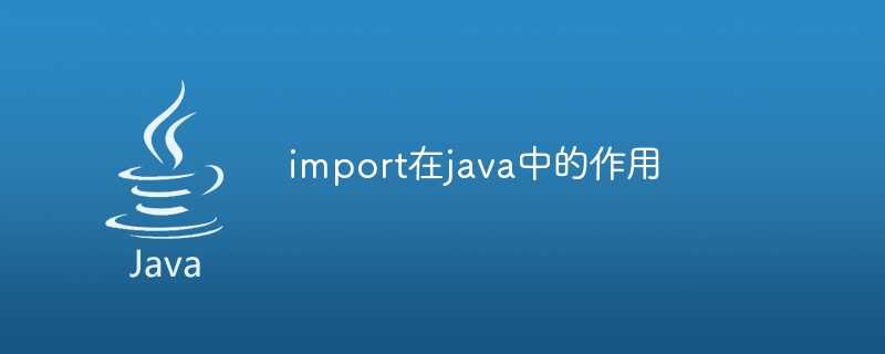 import在java中的作用插图 import在java中的作用
