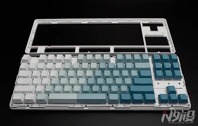 凯华联名云霄轴! 达尔优EK87Pro三模机械键盘拆解评测插图14