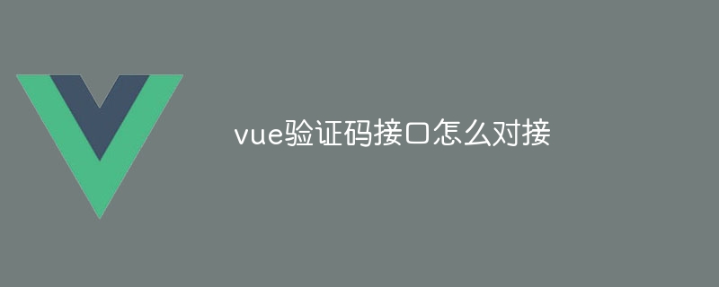 vue验证码接口怎么对接