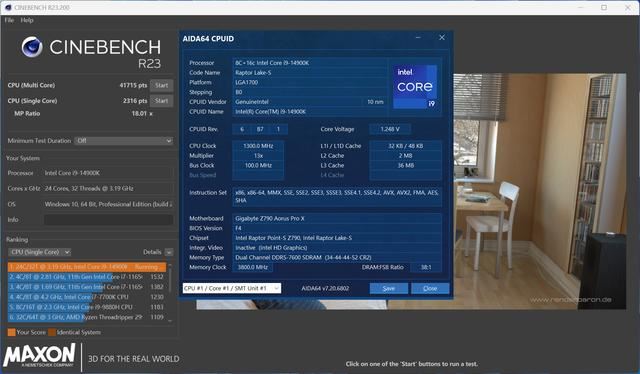 8000MHz高频内存也赢不了! AMD锐龙 7800X3D和14900K处理器对比测评插图15