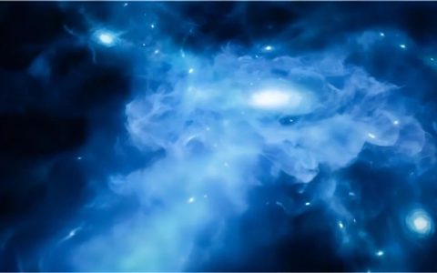 我们第一次亲眼看到了星系的诞生！134亿年前刚刚大爆炸