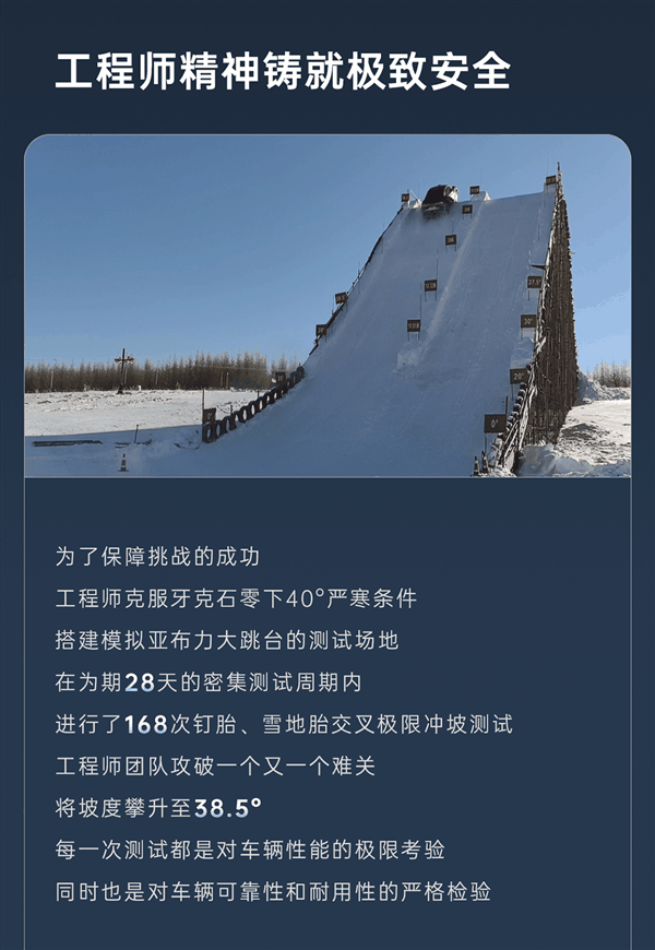 一图看懂:仰望U7成功登顶冰雪大跳台 前所未有的冲坡难度插图3 一图看懂:仰望U7成功登顶冰雪大跳台 前所未有的冲坡难度