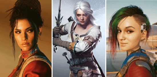 CDPR游戏最棒女角色排名：帕南第三 叶奈法才第二