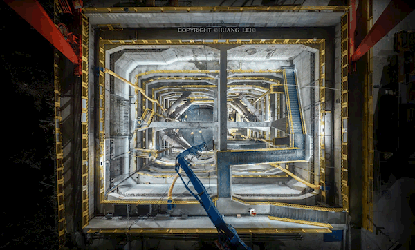 48.8米!武汉在建最深地铁风井成功封底插图 48.8米!武汉在建最深地铁风井成功封底