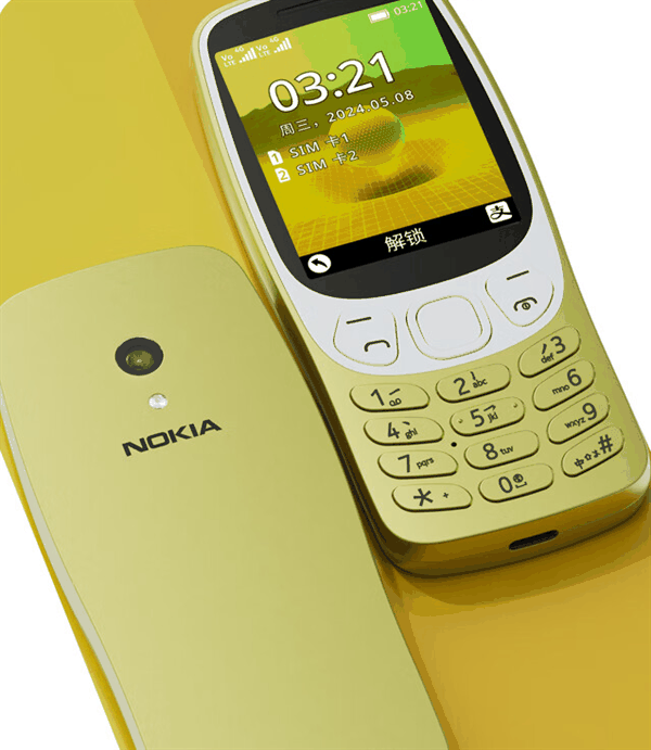 25年前经典神机复刻！诺基亚3210 4G今晚开抢：379元