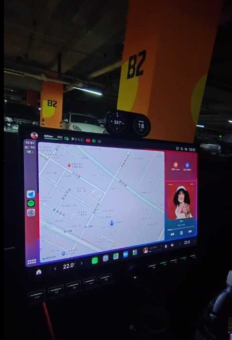 iPhone用户终于等到!小米SU7 3K巨屏苹果CarPlay画面首曝:本月全量推送插图1 iPhone用户终于等到!小米SU7 3K巨屏苹果CarPlay画面首曝:本月全量推送