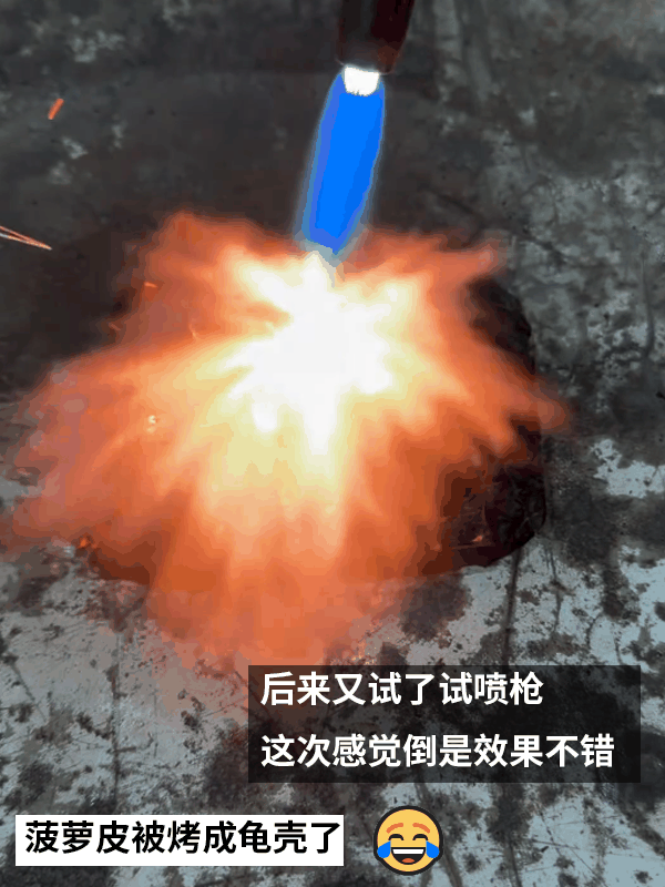 菠萝皮能抗住1000°C铁球吗：有人做了一次真实试验