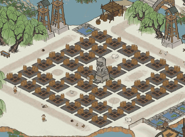 江南百景图41口井摆图方法介绍插图1 江南百景图41口井摆图方法介绍