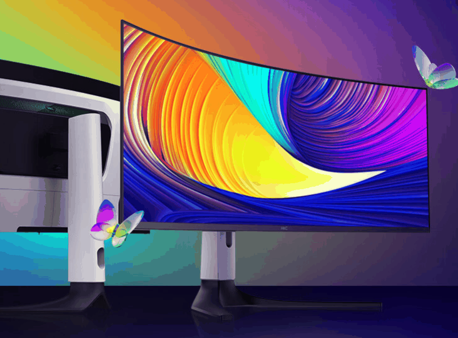 49 英寸 QD-OLED 240Hz 曲面屏：HKC GS49UK 显示器发布，7999 元