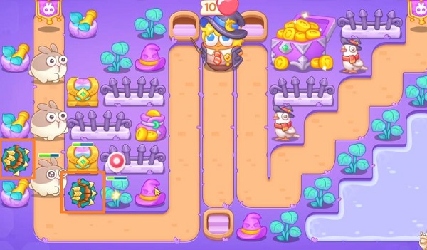 保卫萝卜4阿波与魔法宝藏第56关怎么过