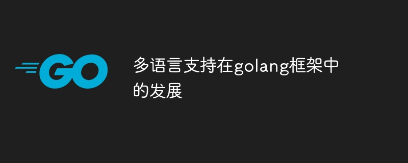 多语言支持在golang框架中的发展插图 多语言支持在golang框架中的发展