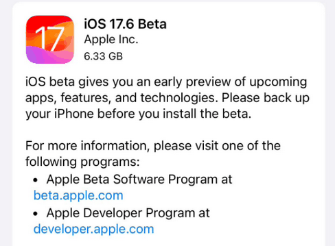 iOS/iPadOS17.6Beta更新了哪些内容？如何升级？
