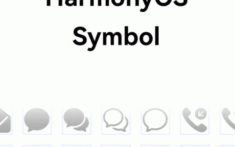 华为与汉仪联合推出 HarmonyOS Symbol 字体：超 1500 个矢量图标、粗细可变、分层定义