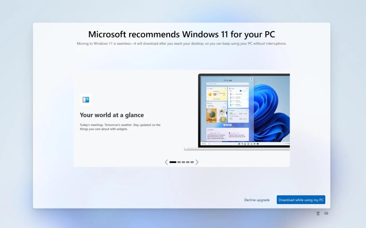 微软推出全屏弹窗提醒 Win10 用户升级 Win 11:支持与不支持设备获不同提醒插图3 微软推出全屏弹窗提醒 Win10 用户升级 Win 11:支持与不支持设备获不同提醒插图3