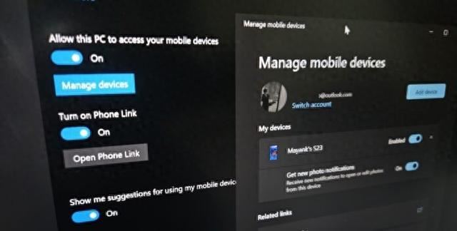 微软向Win10下放移动设备功能: KB5037849可访问安卓手机截图/照片