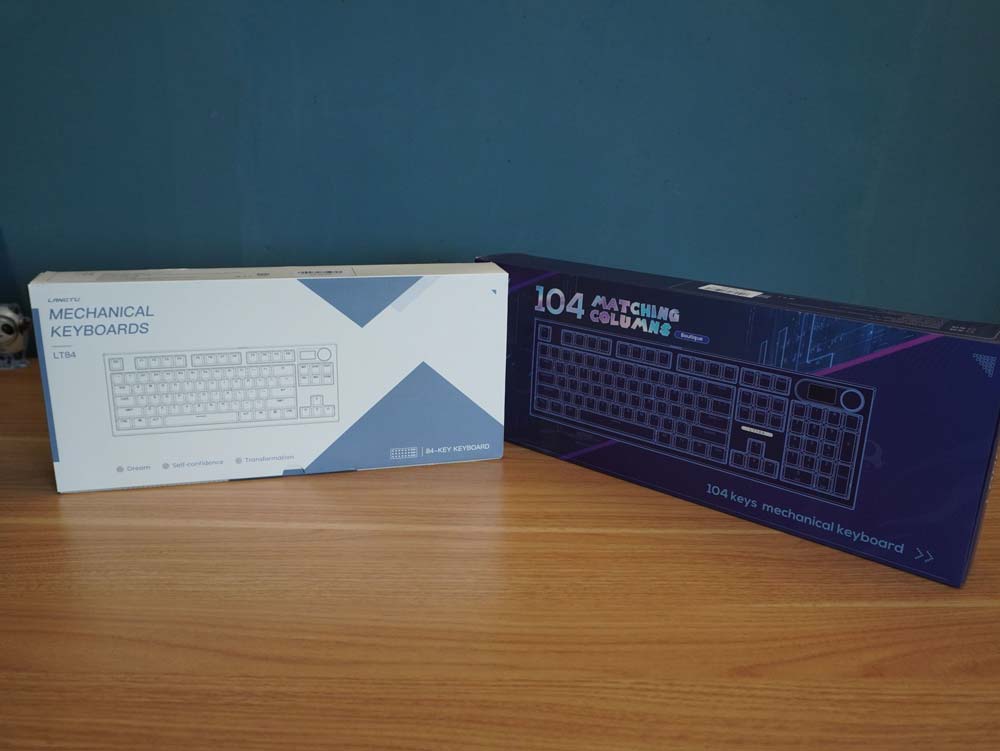 狼途LT84和LT104三模机械键盘哪款更好? 狼途机械键盘区别对比插图1