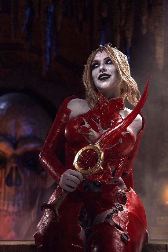 美女COS《博德之门3》腥红奥林超还原:逼真到像截图插图1 美女COS《博德之门3》腥红奥林超还原:逼真到像截图