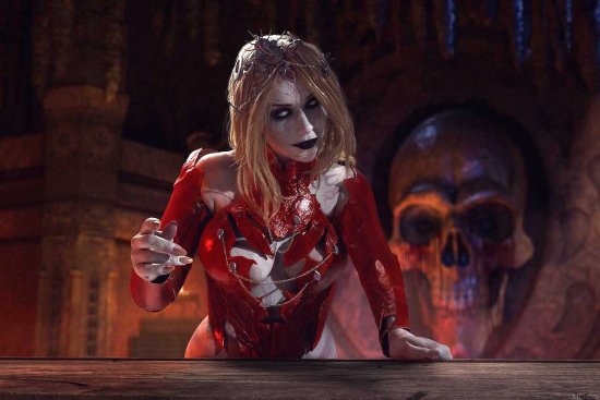 美女COS《博德之门3》腥红奥林超还原:逼真到像截图插图 美女COS《博德之门3》腥红奥林超还原:逼真到像截图