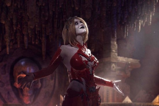 美女COS《博德之门3》腥红奥林超还原:逼真到像截图插图3 美女COS《博德之门3》腥红奥林超还原:逼真到像截图