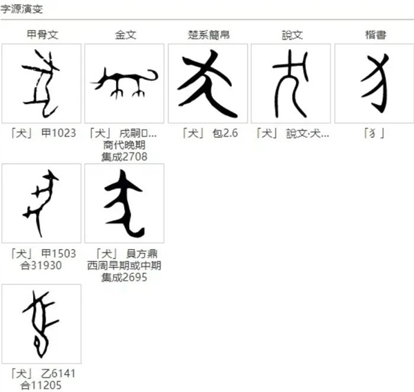 为什么古人造了“犬”字 又要造个“狗”字?插图2 为什么古人造了“犬”字 又要造个“狗”字?