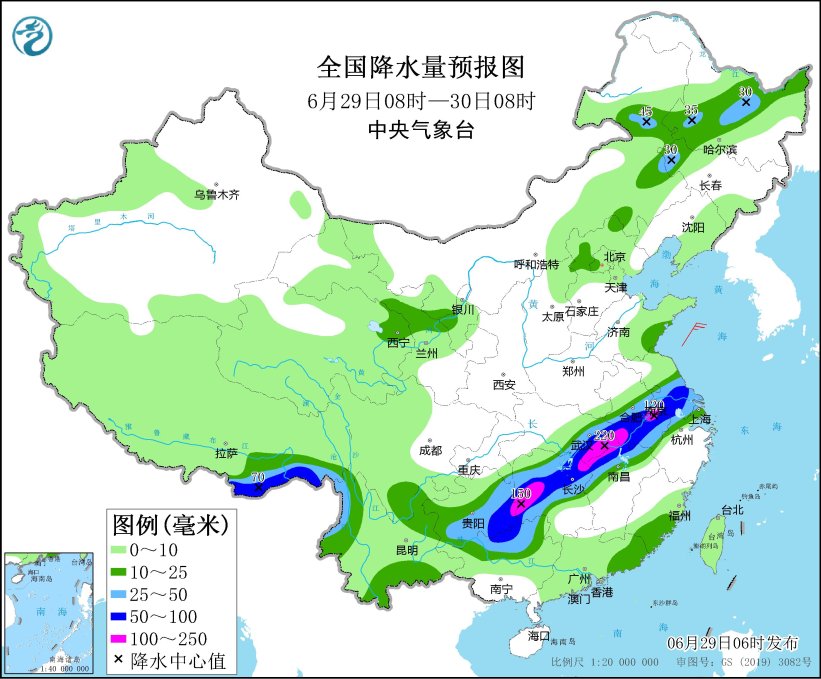 安徽湖北等地有强降雨 中央气象台继续发布暴雨强对流预警
