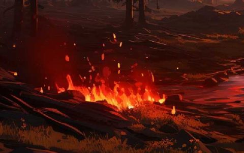 山西临汾古县山火严峻 1.8公里火线正全力扑救中