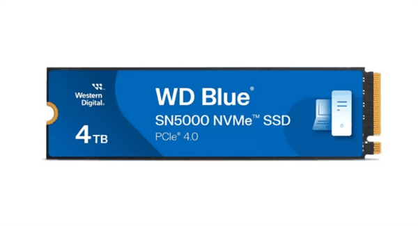 西部数据WD Blue SN5000 SSD上线:最高8TB容量、TLC/QLC闪存混用插图1 西部数据WD Blue SN5000 SSD上线:最高8TB容量、TLC/QLC闪存混用
