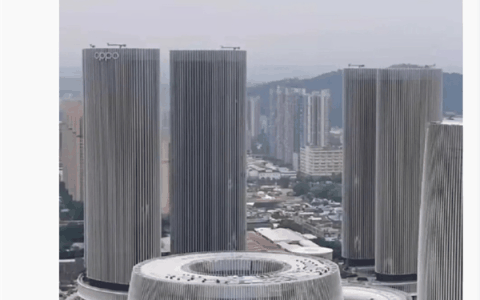 OPPO东莞手机业务总部即将落成 网友戏称像净化器滤芯