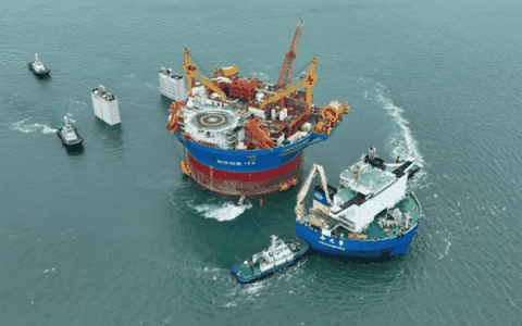 “海葵一号”即将完成海上安装：最大储油量达6万吨