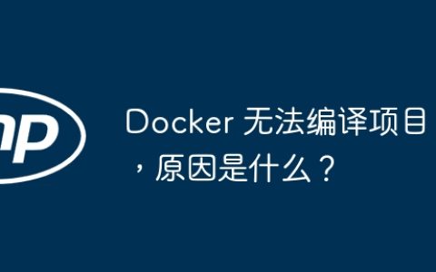 Docker 无法编译项目，原因是什么？