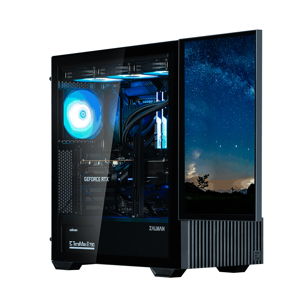 前部配备 15.6 英寸可旋转显示屏，Zalman 推出 Z10 DS 中塔 ATX 机箱