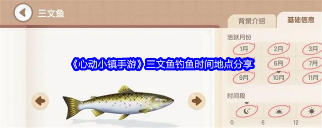 《心动小镇手游》三文鱼钓鱼时间地点分享插图 《心动小镇手游》三文鱼钓鱼时间地点分享