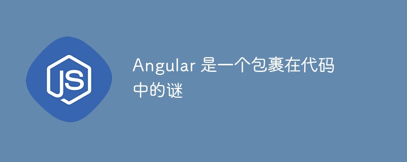 Angular 是一个包裹在代码中的谜