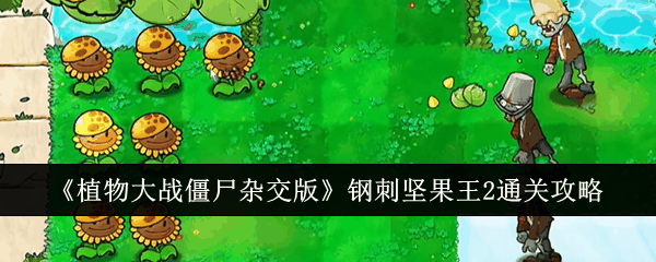 《植物大战僵尸杂交版》钢刺坚果王2通关攻略插图 《植物大战僵尸杂交版》钢刺坚果王2通关攻略