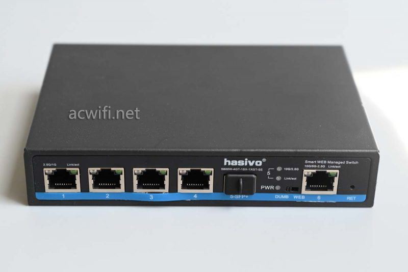 10G电口和轻网管! hasivo海思视讯2.5G交换机拆机测评插图5