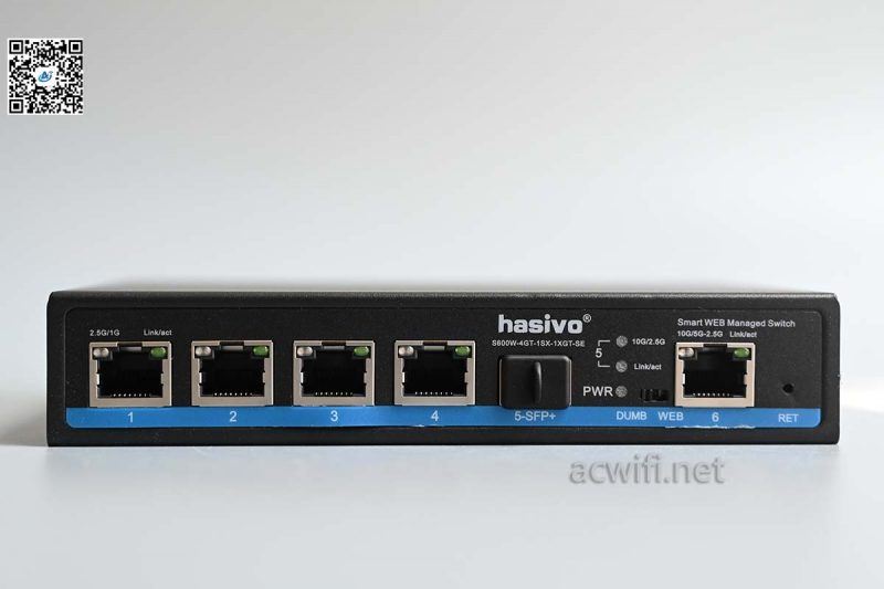 10G电口和轻网管! hasivo海思视讯2.5G交换机拆机测评插图6