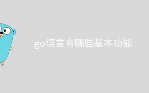 go语言有哪些基本功能