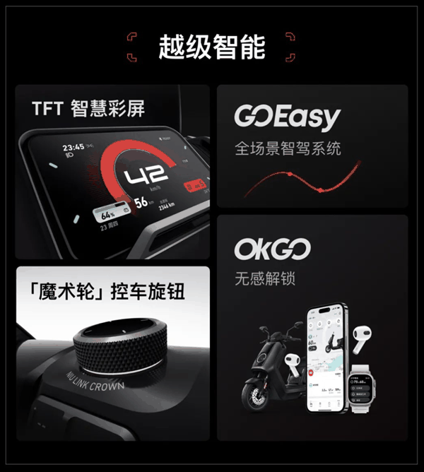 6299元起 小牛NX Play电摩发布：2600W峰值功率极速60km/h