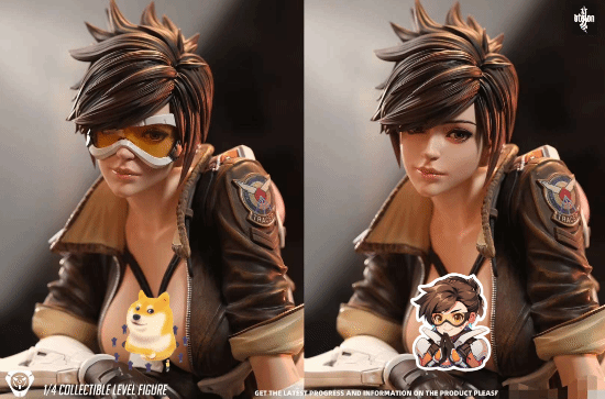 《守望先锋》猎空手办身材超火辣!售价约2545元插图1 《守望先锋》猎空手办身材超火辣!售价约2545元