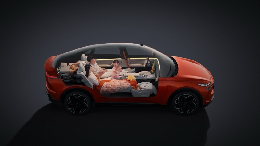 乐道L60黑色内饰曝光,HUD+大横屏,极简风看齐特斯拉?插图4 乐道L60黑色内饰曝光,HUD+大横屏,极简风看齐特斯拉?