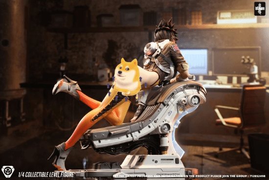 《守望先锋》猎空手办身材超火辣!售价约2545元插图5 《守望先锋》猎空手办身材超火辣!售价约2545元