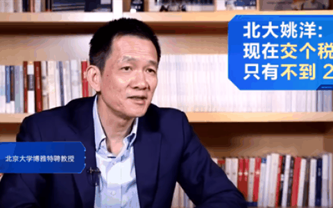 为何不支持提高个税起征点！北大教授：中国月收入超过1万的人很少很少的