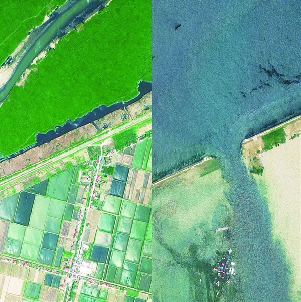 成功合龙!洞庭湖大堤决口完成封堵 多型国产遥感卫星助力应急救援插图2 成功合龙!洞庭湖大堤决口完成封堵 多型国产遥感卫星助力应急救援