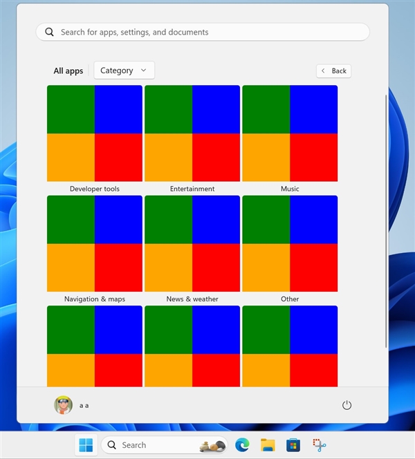 Windows 11开始菜单变了！应用分类显示 更好找