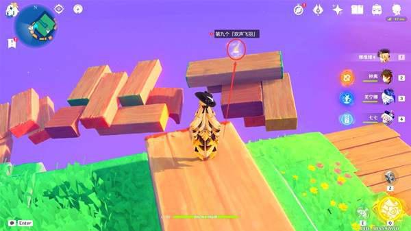 《原神》破碎之海欢声飞羽全位置攻略插图19 《原神》破碎之海欢声飞羽全位置攻略