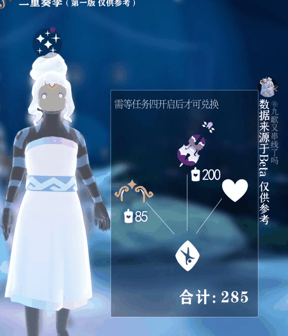 《光遇》二重奏季先祖兑换图