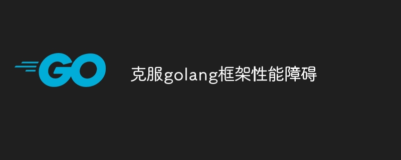 克服golang框架性能障碍插图 克服golang框架性能障碍