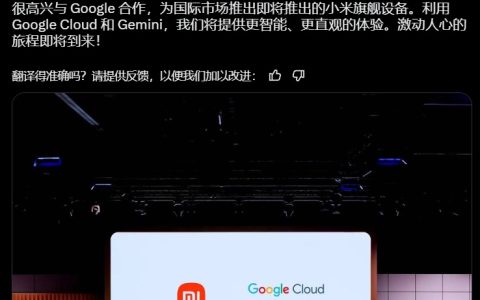 小米旗舰设备国际版将接入谷歌 Gemini 大模型，OPPO 此前已接入